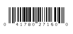 041780271600 Barcode