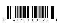 041789001253 Barcode