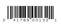 041789001321 Barcode
