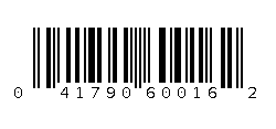 041790600162 Barcode