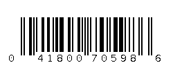 041800705986 Barcode
