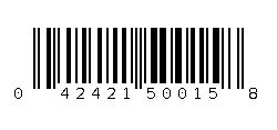 042421500158 Barcode