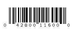 042800116000 Barcode