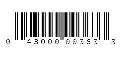 043000003633 Barcode