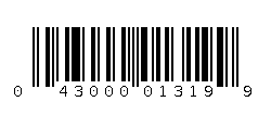 043000013199 Barcode
