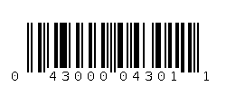 043000043011 Barcode