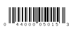 044000050153 Barcode