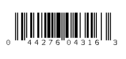044276043163 Barcode