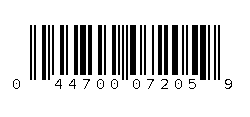 044700072059 Barcode