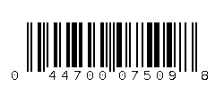 044700075098 Barcode