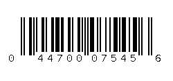 044700075456 Barcode