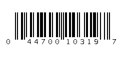 044700103197 Barcode