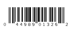 044989013262 Barcode