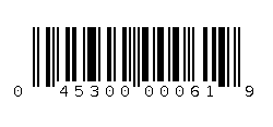 045300000619 Barcode