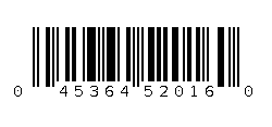 045364520160 Barcode