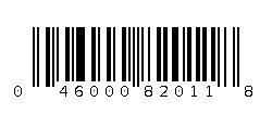 046000820118 Barcode