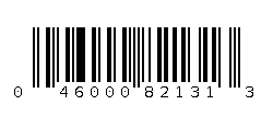 046000821313 Barcode