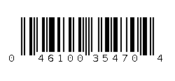 046100354704 Barcode