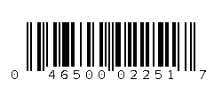 046500022517 Barcode
