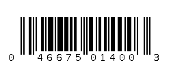 046675014003 Barcode