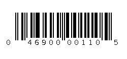 046900001105 Barcode