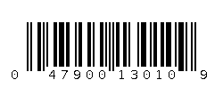 047900130109 Barcode