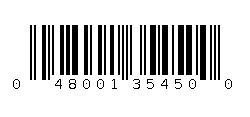 048001354500 Barcode