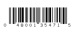 048001354715 Barcode