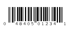 048405012341 Barcode