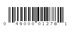 049000012781 Barcode