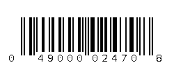 049000024708 Barcode