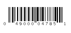 049000047851 Barcode