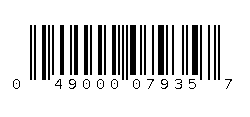 049000079357 Barcode