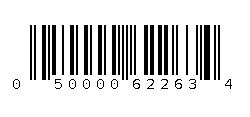 050000622634 Barcode