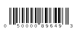 050000896493 Barcode