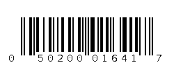 050200016417 Barcode
