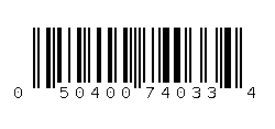 050400740334 Barcode