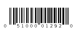 051000012920 Barcode