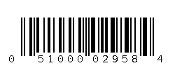 051000029584 Barcode