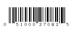 051000270825 Barcode