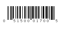 051500017005 Barcode