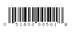 051600005018 Barcode