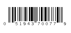 051943700779 Barcode