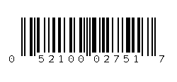 052100027517 Barcode