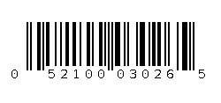 052100030265 Barcode