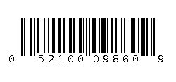 052100098609 Barcode