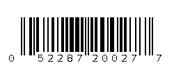 052287200277 Barcode