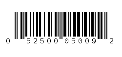052500050092 Barcode