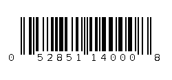 052851140008 Barcode