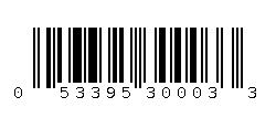 053395300033 Barcode